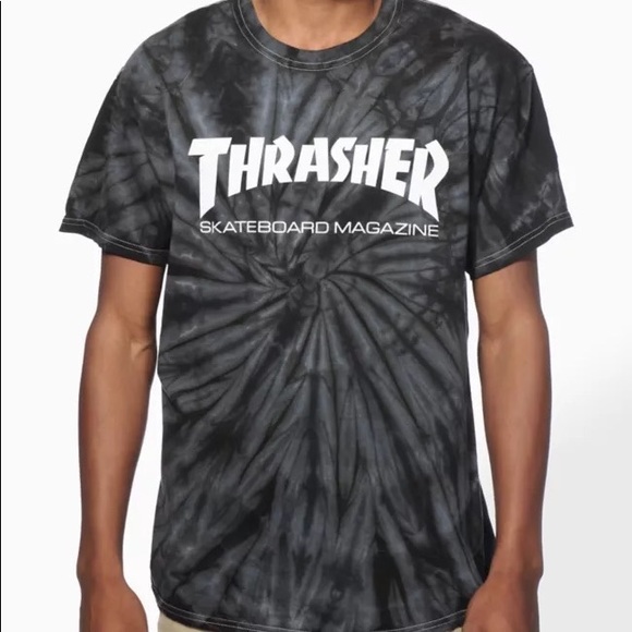 Thrasher Skate Mag Spider Dye T-Shirt - Picture 4 of 4